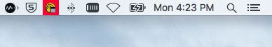 alertus icon on the mac screen