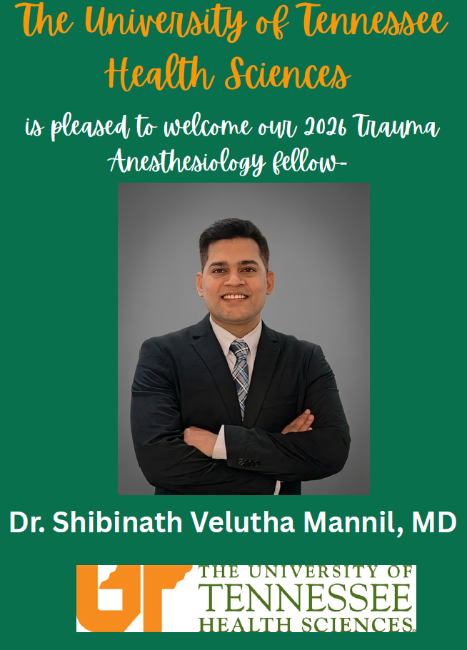 Announcement of fellowship match for Dr. Velutha Mannil