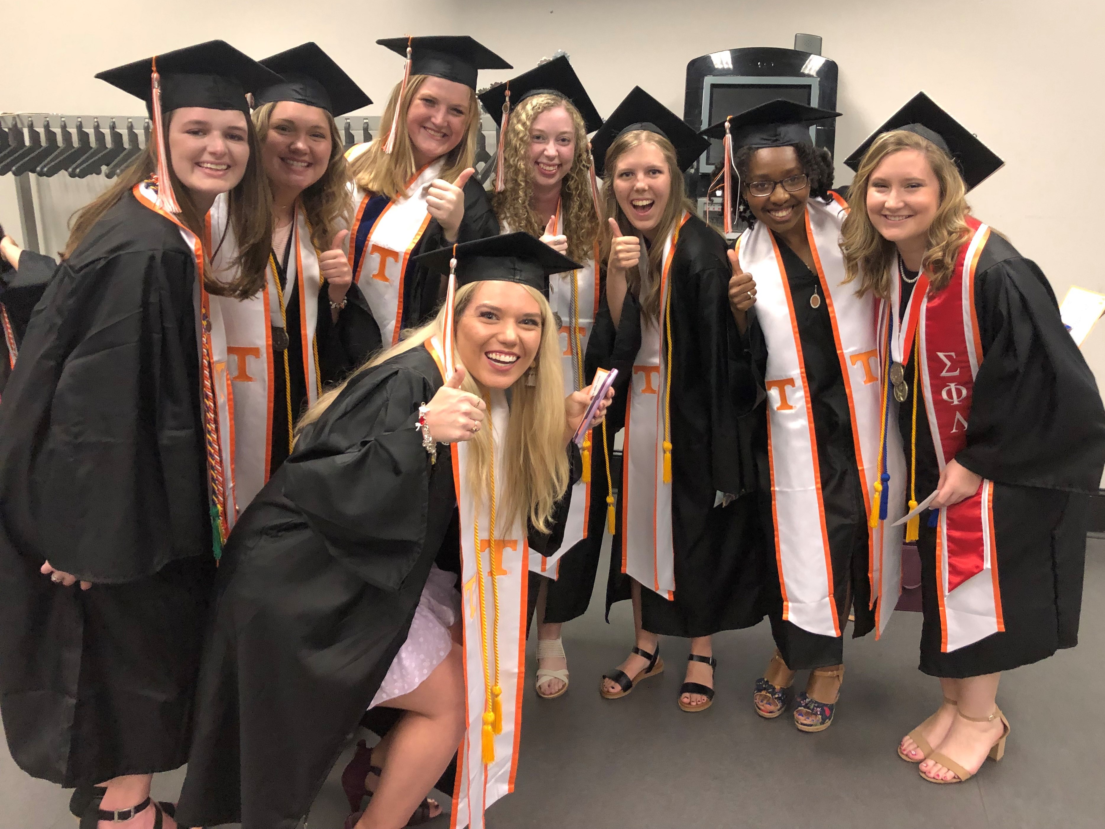 A group of graduates.