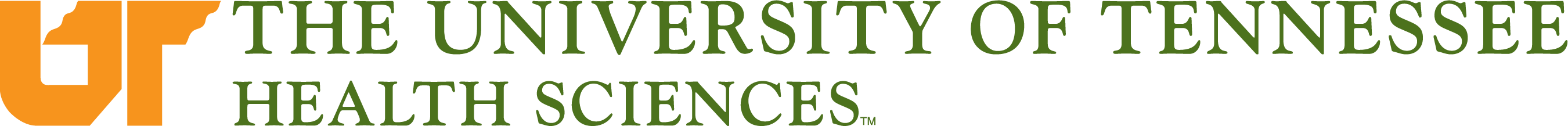 UTHS horizontal logo with brand colors.