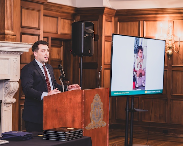 Fellow at podium