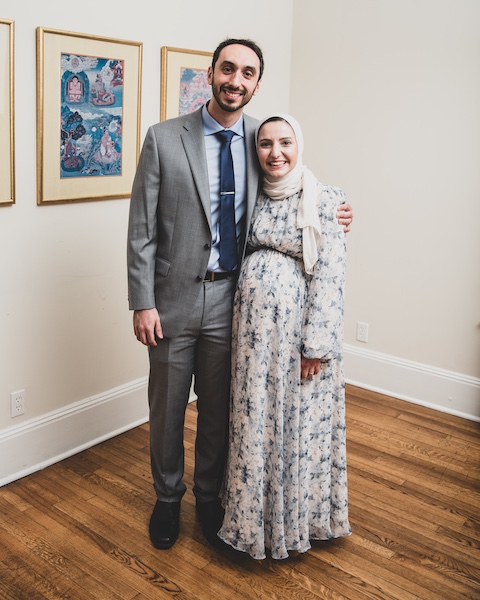 Graduating fellow and family