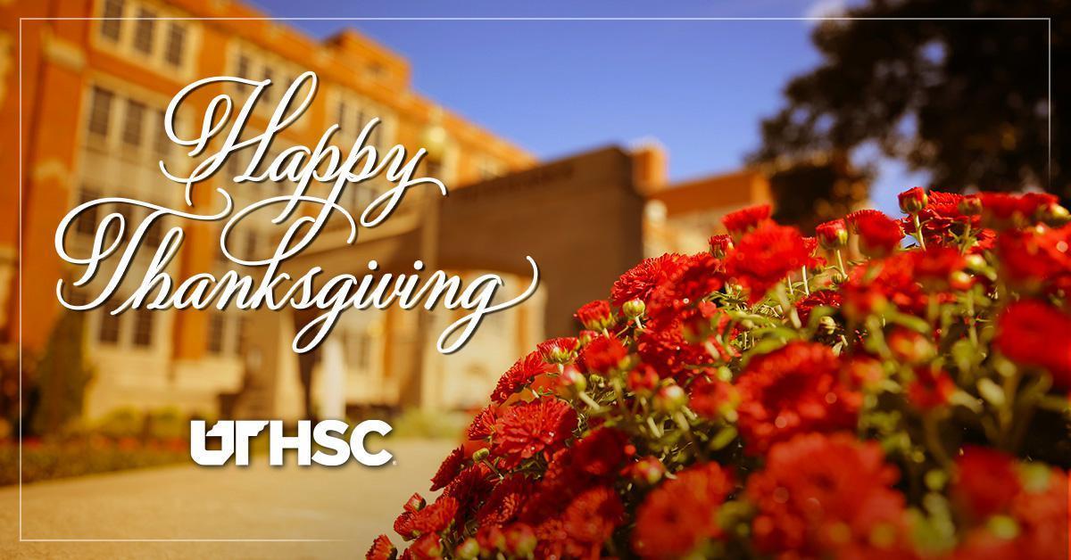 Happy Thanksgiving from UTHSC