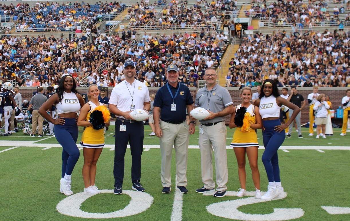 UTC Football recognizing Drs Chatfield and Smith
