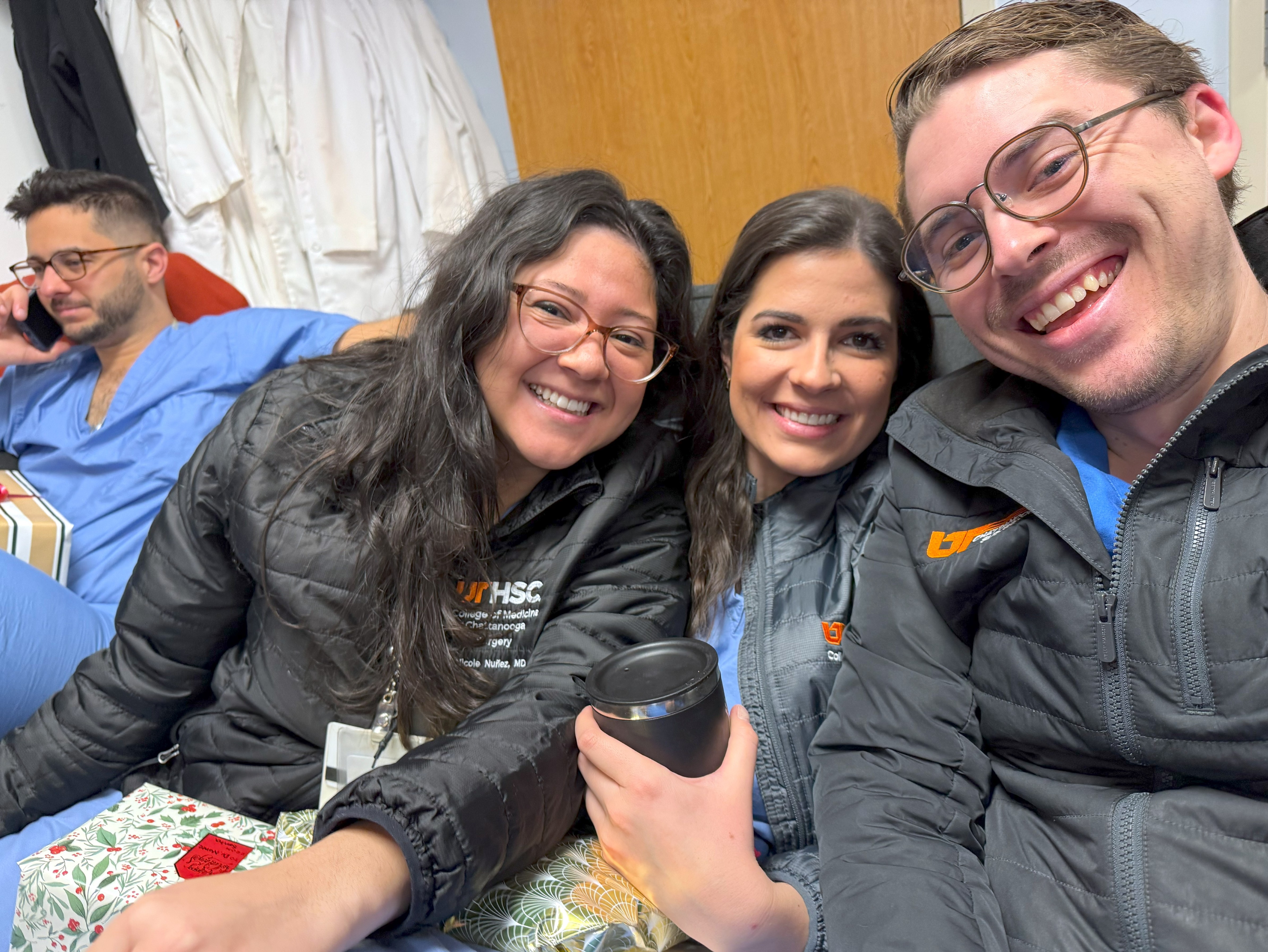 Residents in Surgery lounge