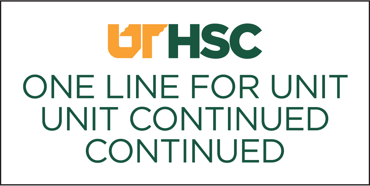 Example of a Office Lobby / Conference Room Sign with three lines for unit.