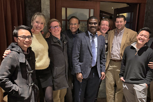 Group posing at the 2025 graduation venue