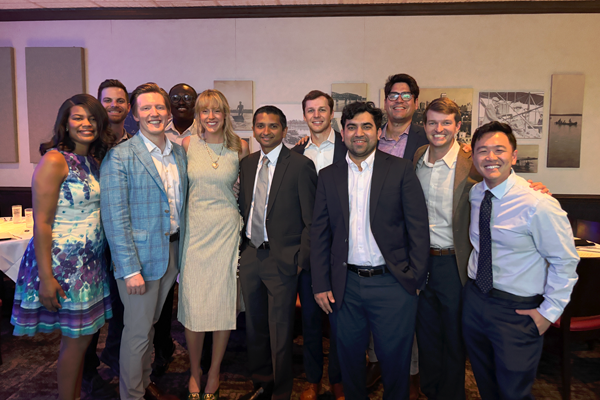Group of graduating gastroenterology and hepatology fellows
