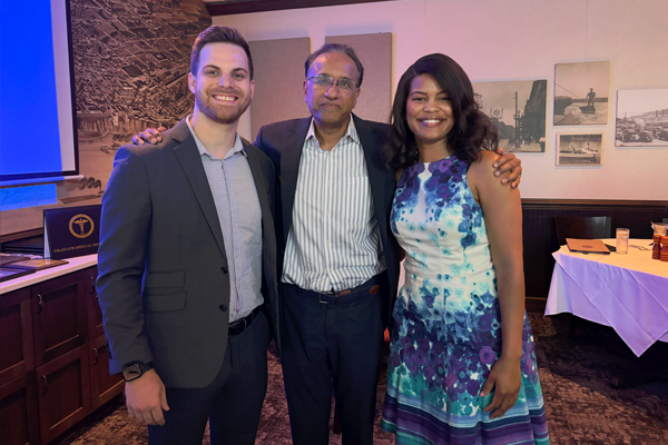 Program director with hepatology fellows