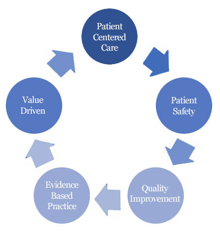 STEEP - Safe, Timely, Effective, Efficient, Equitable and  Patient-Centered by