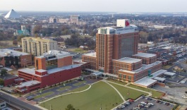 UTHSC aerial campus shot