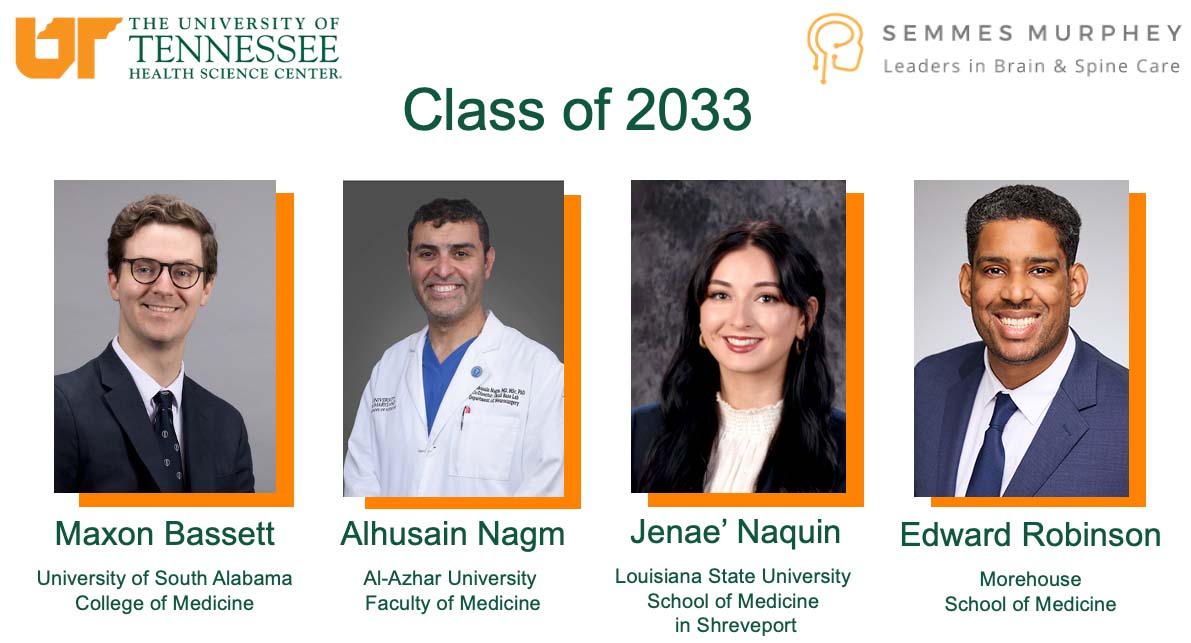Welcoming the class of 2033: Maxon Bassett, Alhusain Nagm, Jenae Naquin, and Edward Robinson