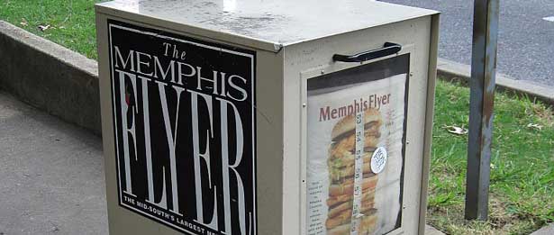 news stand with the memphis flyer