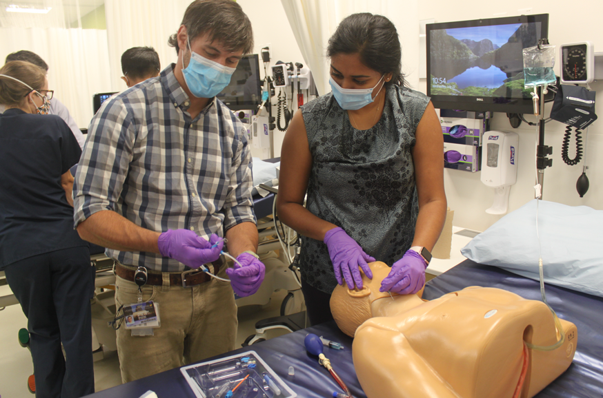 Residents in the SIM center