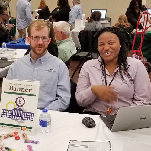 Vendor participants at a table