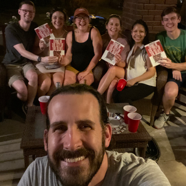 Group of residents and faculty at the book club