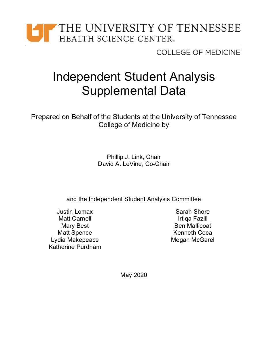 First page of ISA supplemental data
