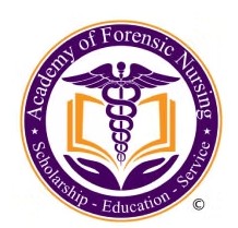 academyforensiclogo purple and gold seal
