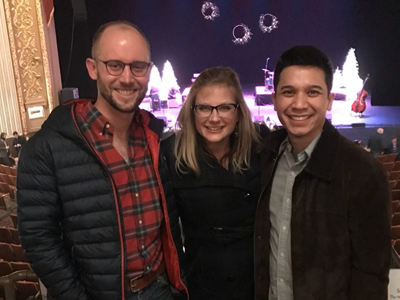 Three residents at the Orpheum Theatre