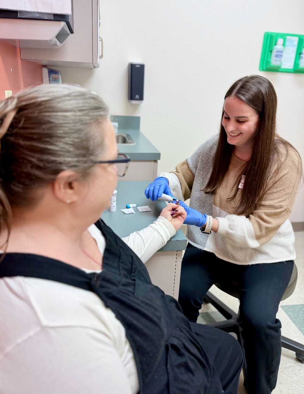 Fellows with patient