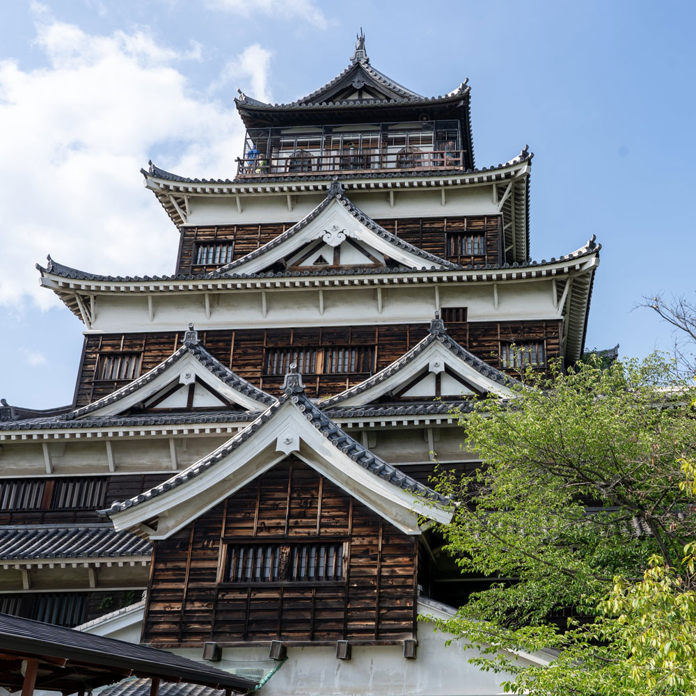 Historic Castle in Hiroshima, Japan