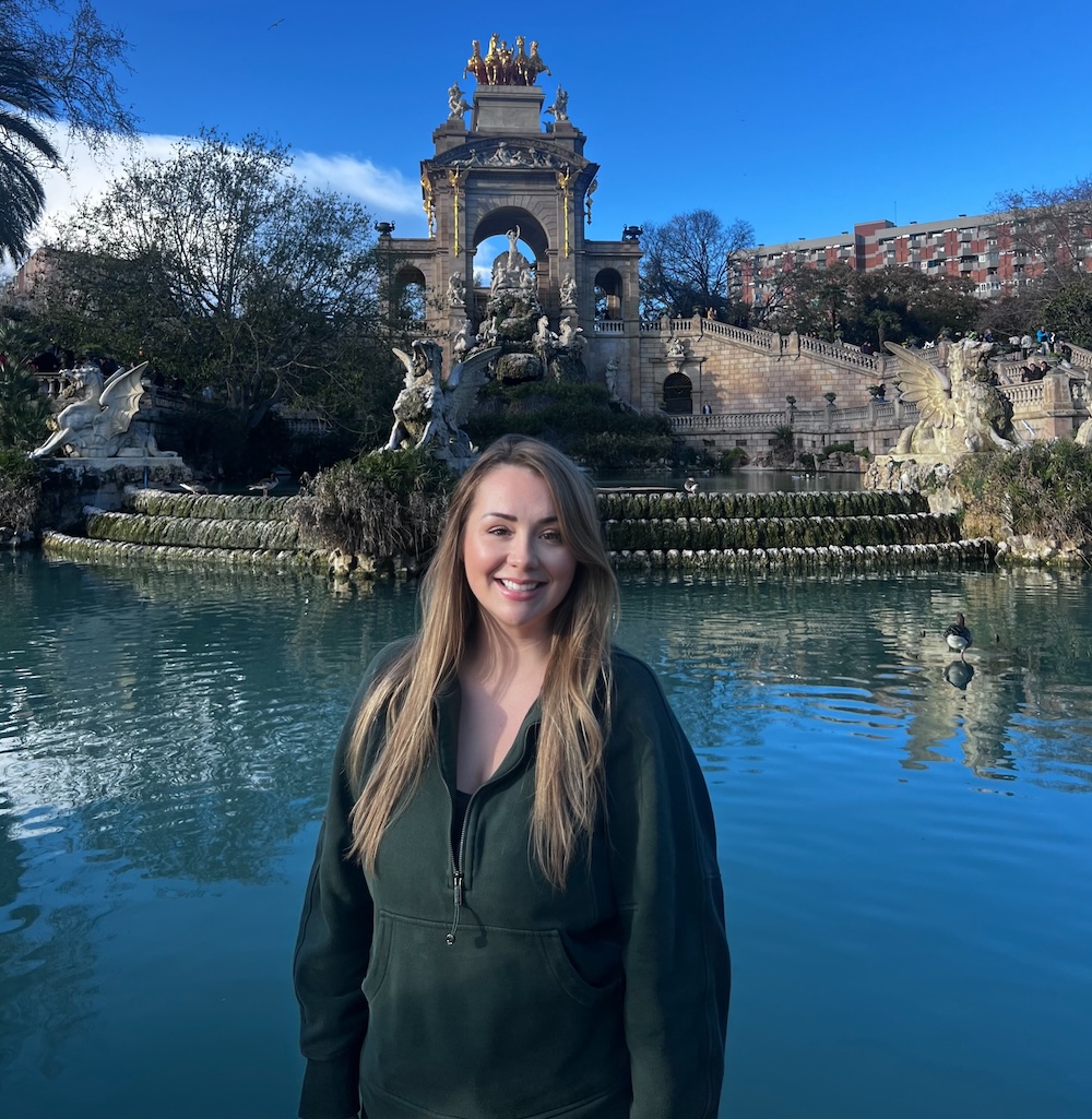 Kayla Frick in Spain.