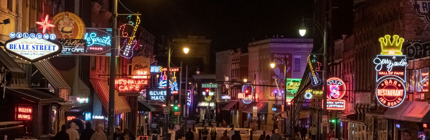 Photo of Beale Street in Memphis