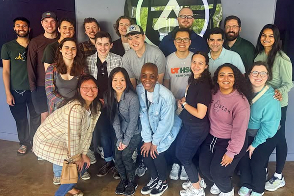 Group at the spring wellness retreat
