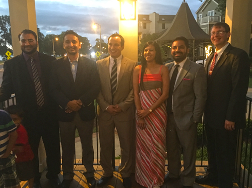 Fellows and faculty at the 2016 graduation dinner