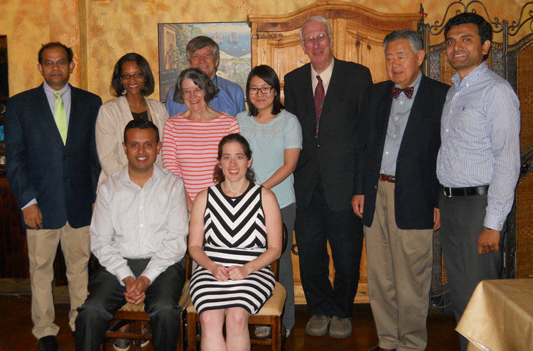 Graduating fellows and faculty