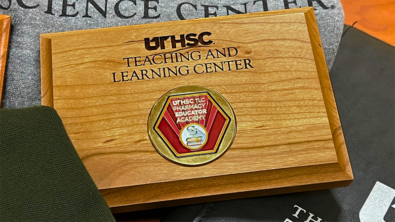 Photo of Pharmacy Educator Academy medallion