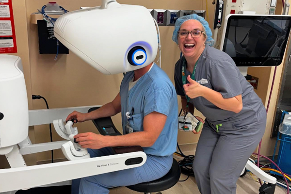 Residents in a surgical setting